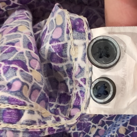 Fellows United Purple Patterned Shirt - Picture 10 of 11